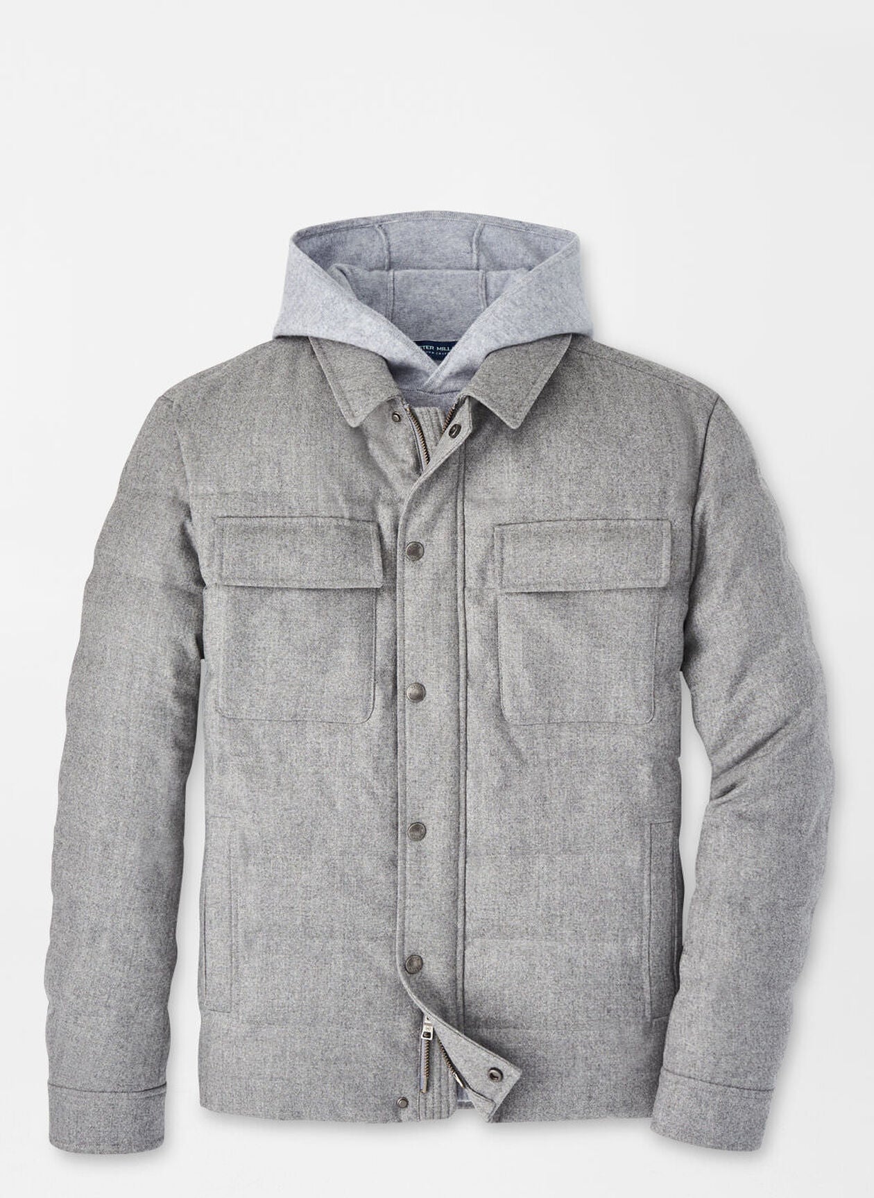 Peter Millar Davos Shirt Jacket-Nickel