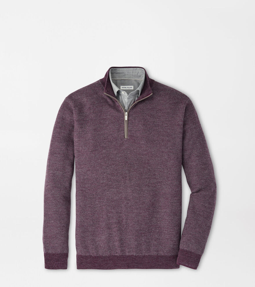 Peter Millar West Quarter-Zip Sweater - Autumn Foliage
