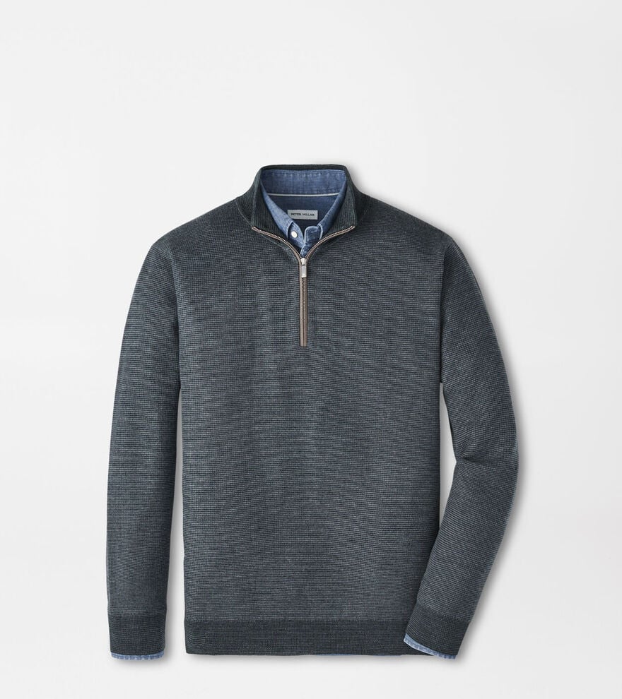 Peter Millar West Quarter-Zip Sweater - Deep Verdant