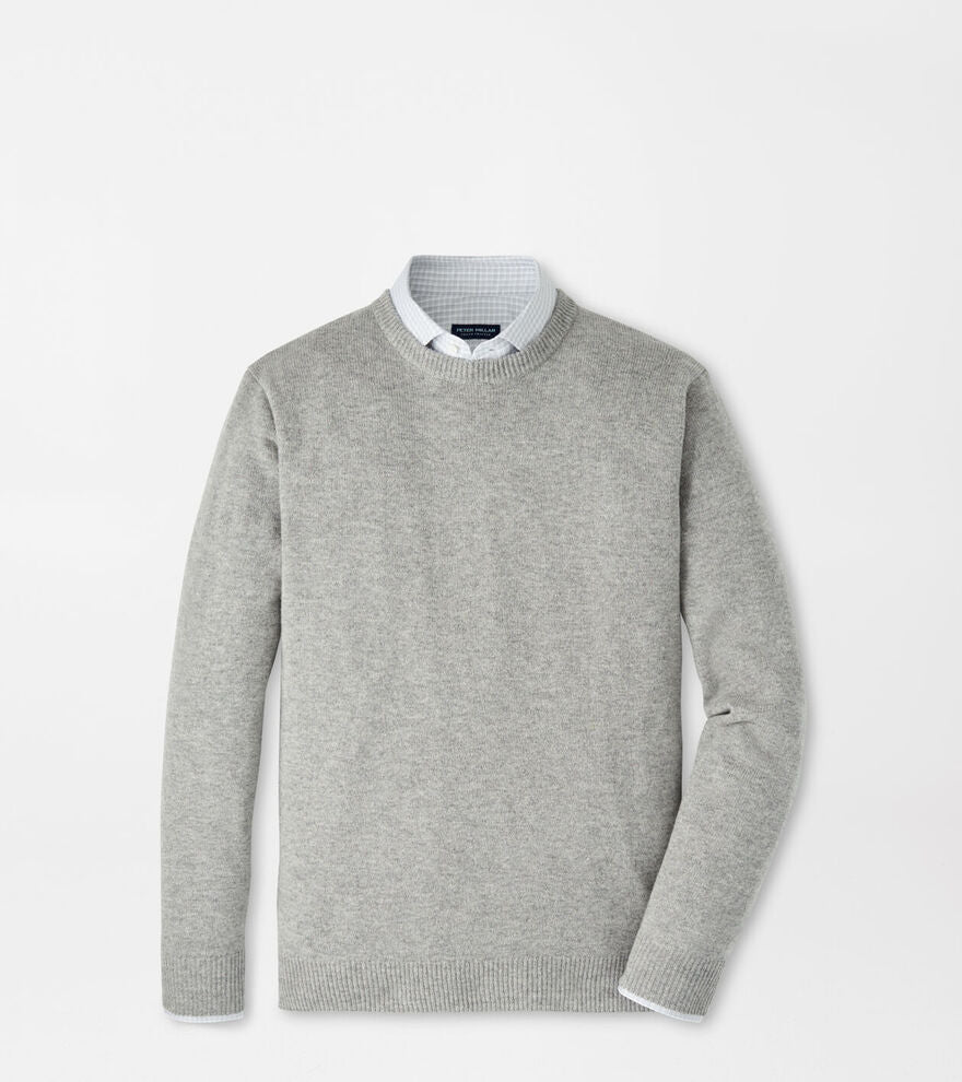 Peter Millar Stokes Crewneck Sweater - Gale Grey