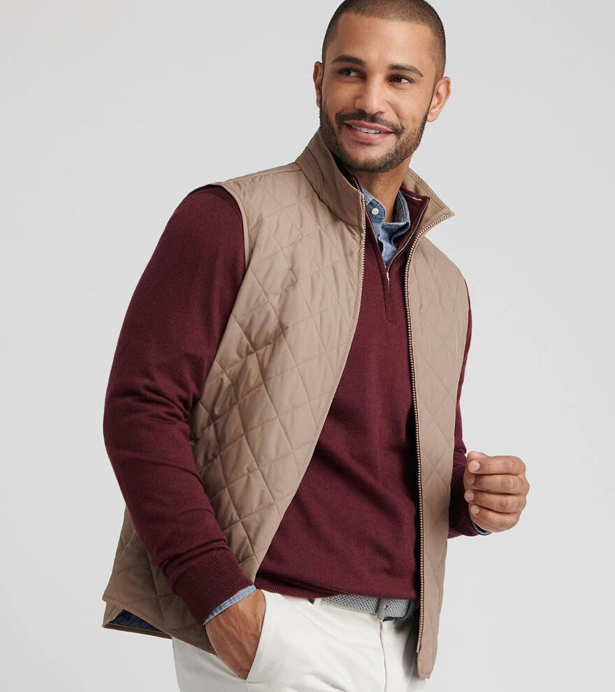 Peter Millar Essex Vest-Poplar Brown