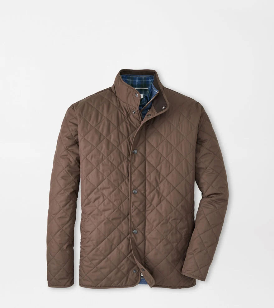 Peter Millar Suffolk Coat-French Press Brown