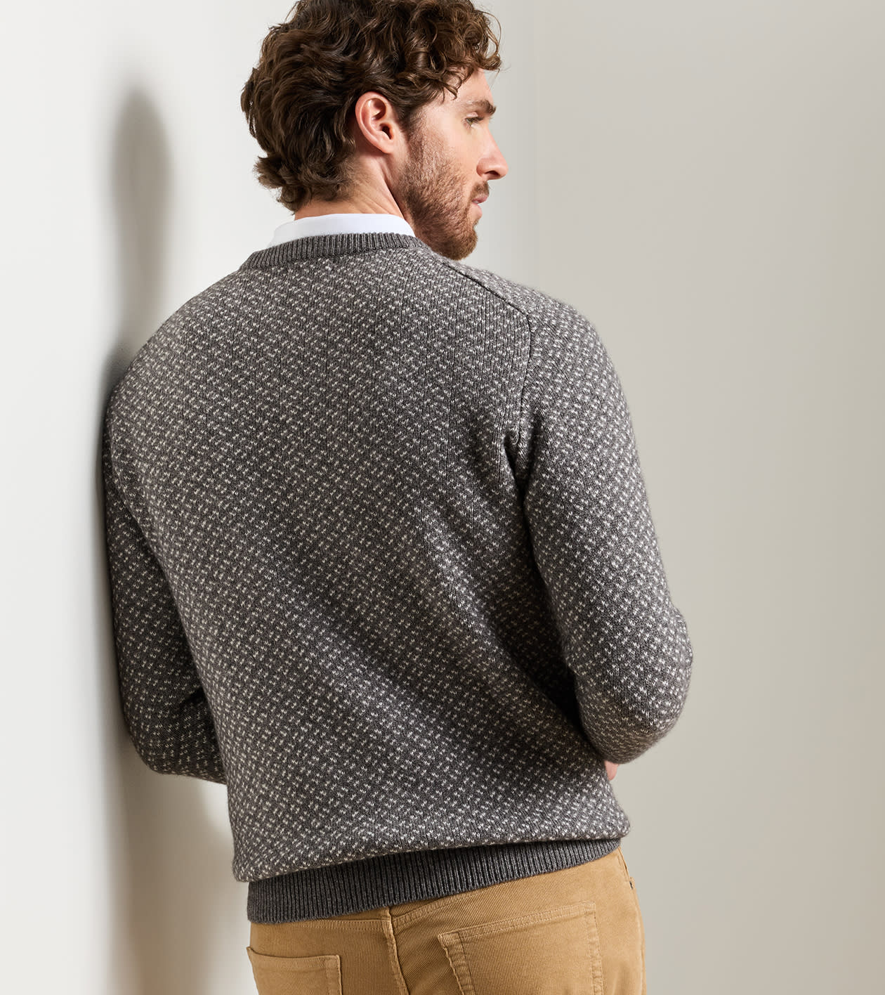 Peter Millar - Crescent Nordic Crewneck Sweater - Oslo Grey