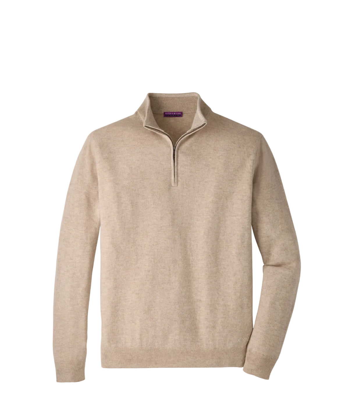 Peter Millar - Crown 25th Anniversary Cashmere Quarter Zip Sweater - Tumbleweed