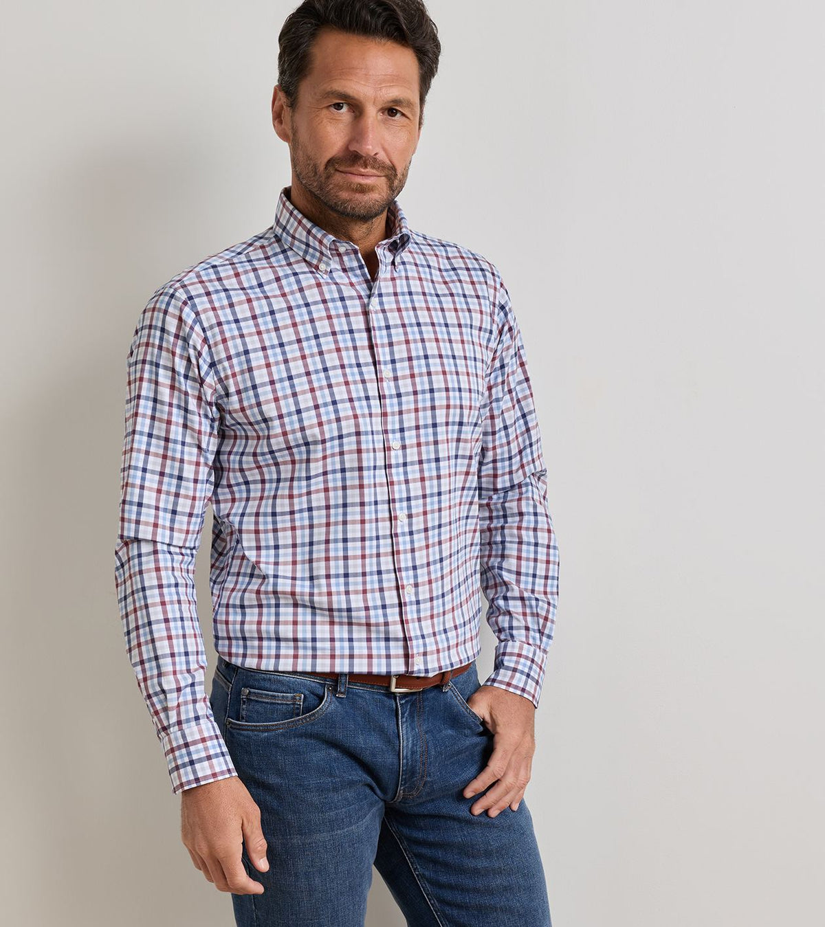 Peter Millar - Elliot Crown Lite Cotton-Stretch Sport Shirt - Lakeside