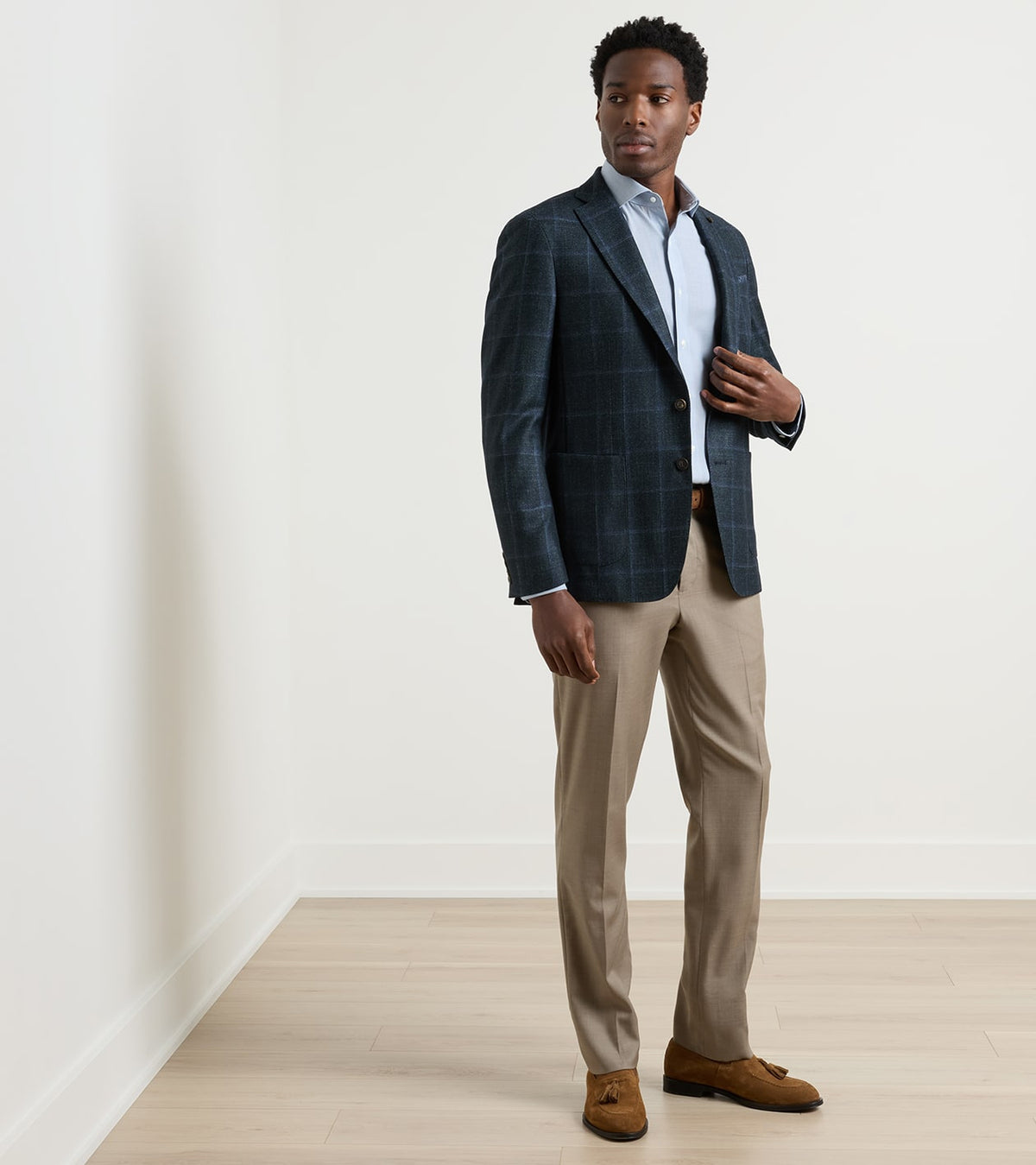 Peter MIllar - Hughes Windowpane Soft Jacket - Pinebrook