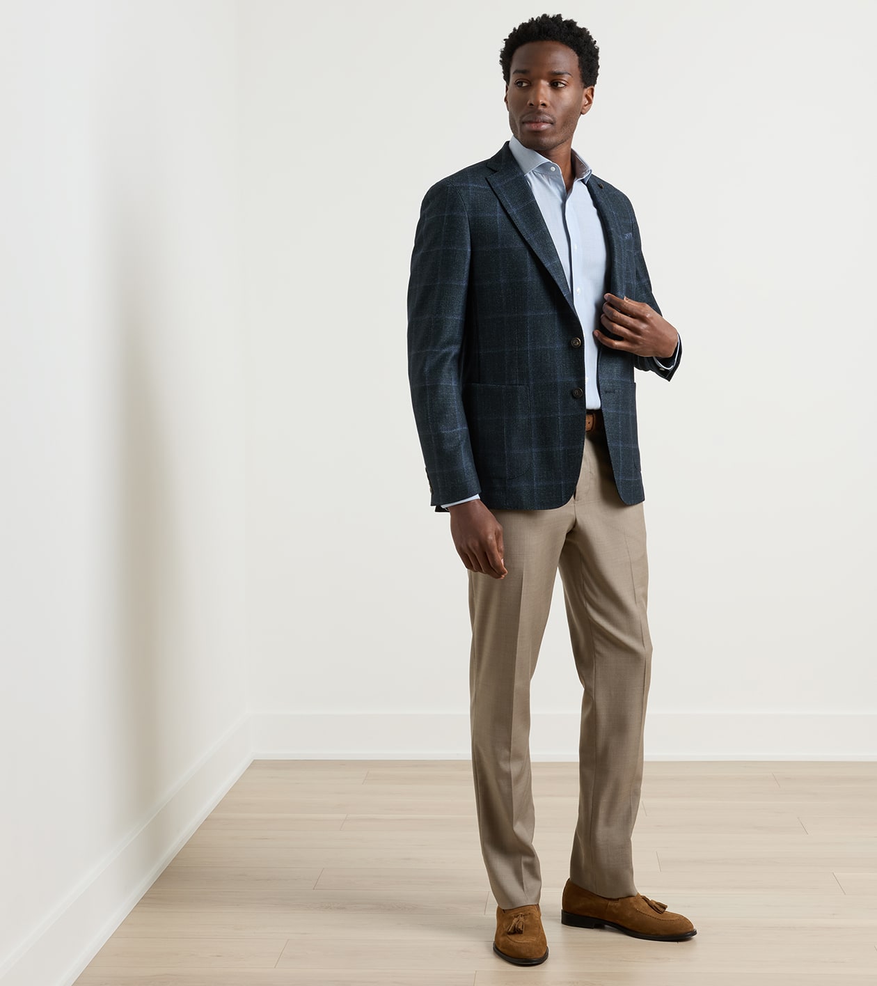 Peter MIllar - Hughes Windowpane Soft Jacket - Pinebrook