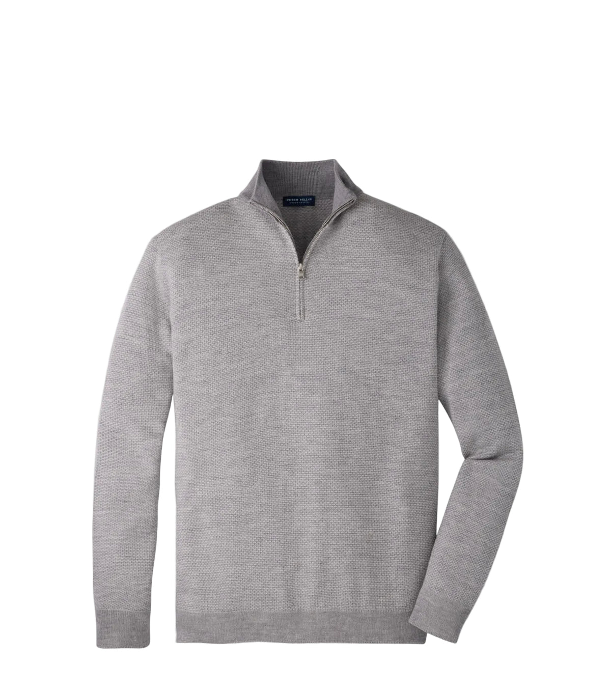Peter Millar - Ashland Quarter-Zip Sweater - Gale Grey