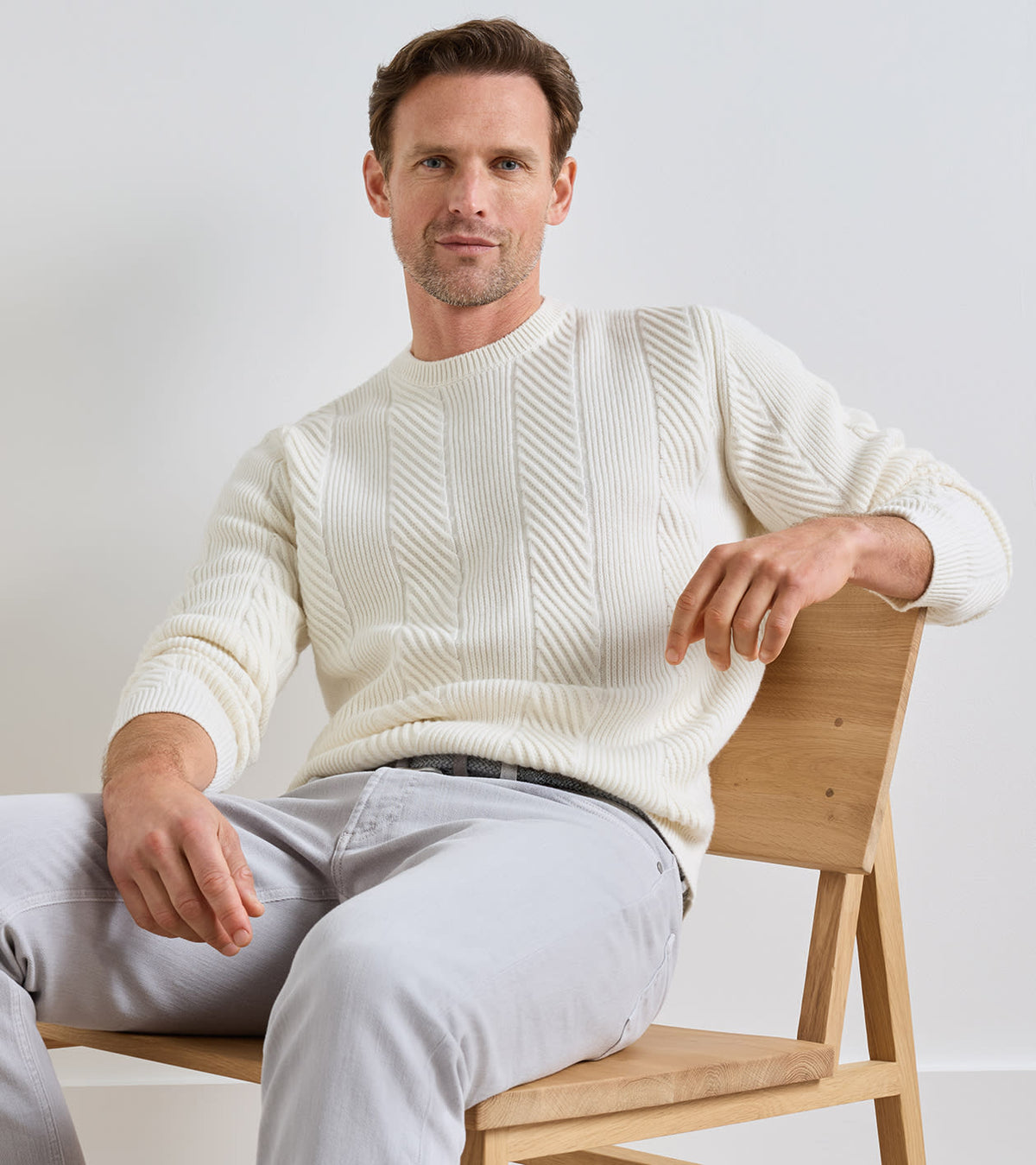 Peter Millar - Dolomite Crewneck Sweater - Almond