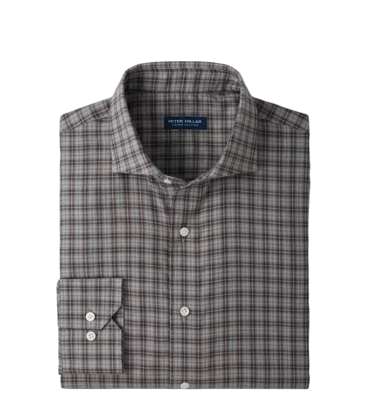 Peter Millar - Bernard Cotton Sport Shirt - Grey Mist
