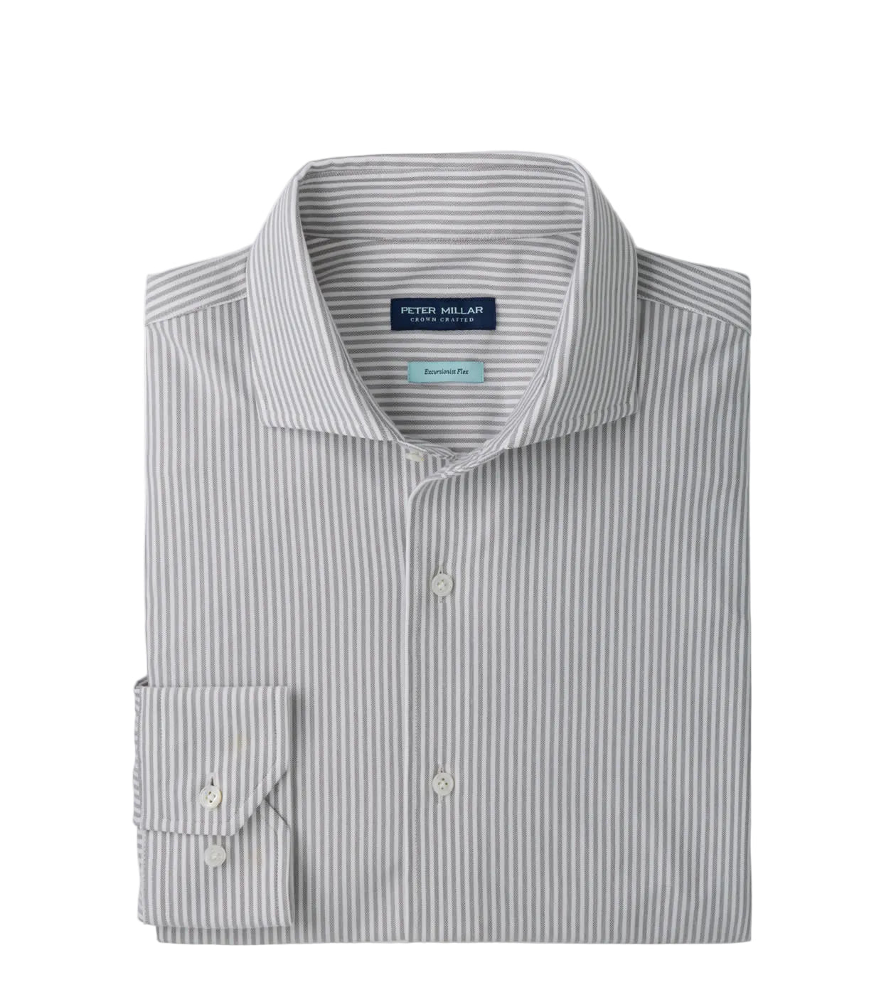 Peter Millar - Excursionist Flex Stripe Sport Shirt - Argento