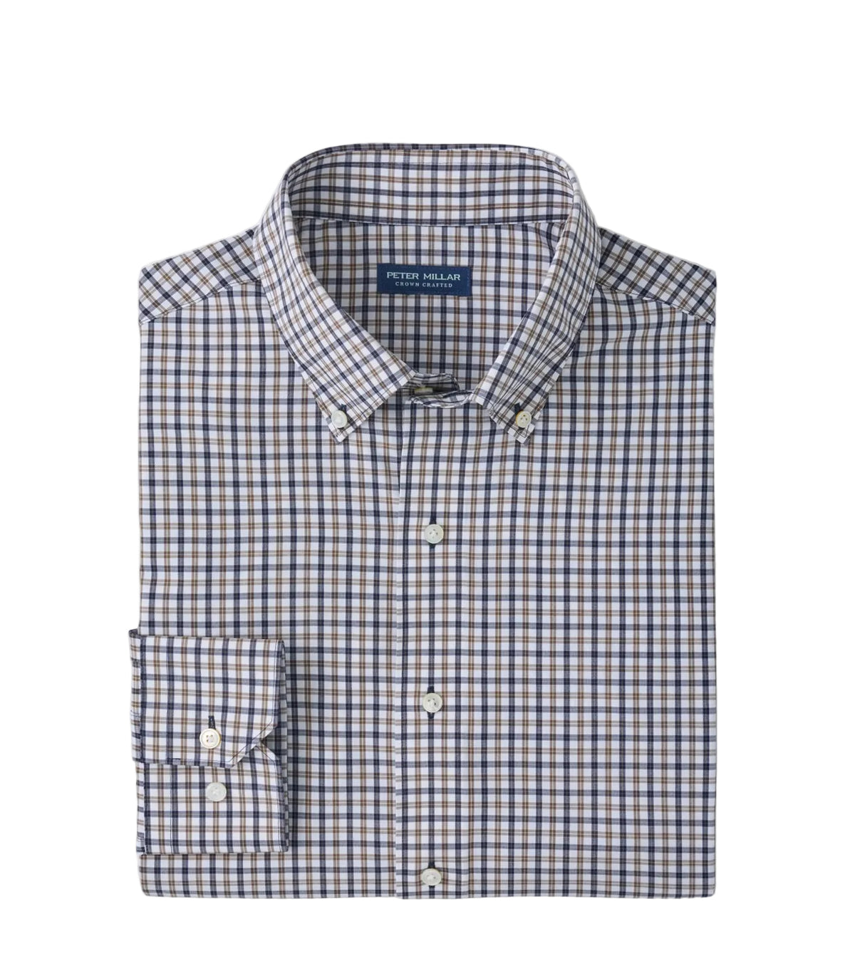Peter Milar - Clarence Performance Poplin Sport Shirt - Navy