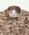 Brooks Brothers Cotton Archival Print Flannel Sport Shirt