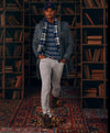 Brooks Brothers Brushed Cotton-Cashmere Checked Chest-Pocket Sport Shirt Navy