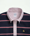 Brooks Brothers Cotton BB#2 Stripe Rugby Shirt Navy Multi