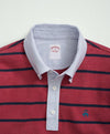 Brooks Brothers Cotton BB#3 Stripe Rugby Shirt Pink/Navy