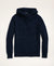Brooks Brothers Cotton Cable Knit Hoodie Sweater Navy