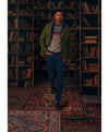 Brooks Brothers Merino Wool Intarsia Fair Isle Crewneck Sweater - Brown Multi Snow