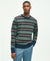 Brooks Brothers Lambswool Archive Intarsia Crewneck Sweater