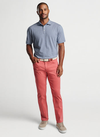 Peter Millar ULTIMATE SATEEN FIVE-POCKET PANT-Cape Red