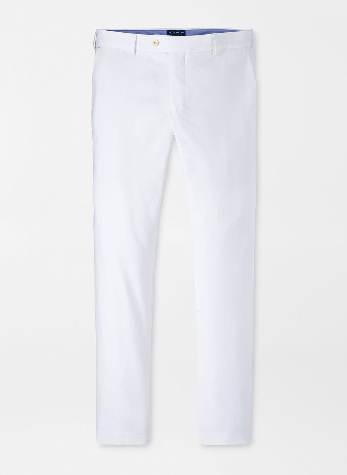 Peter Millar Surge Performance Trouser-White w/ Island