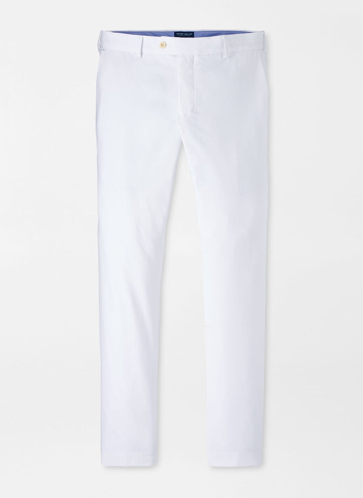 Peter Millar Surge Performance Trouser-White w/ Island