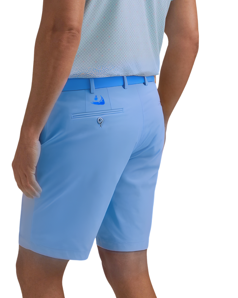 Peter Millar Surge Performance Short-Fountain Blue w/Island