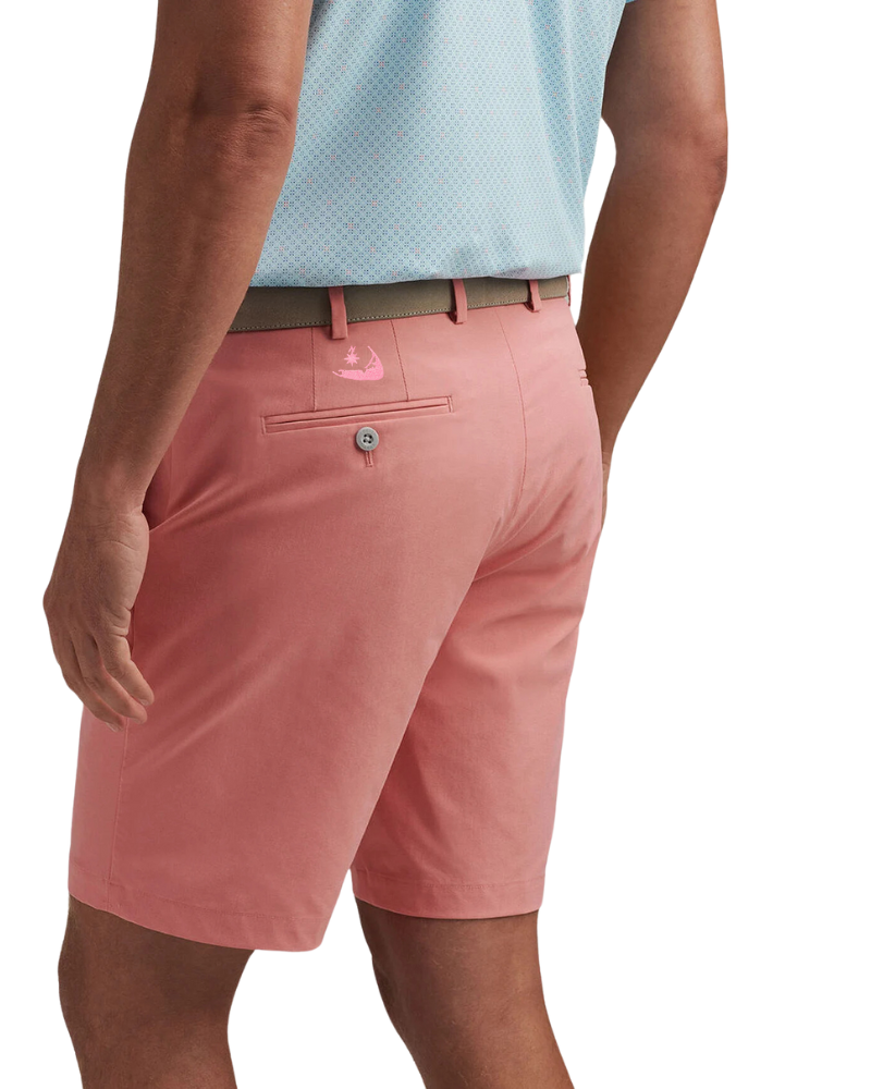 Peter Millar Surge Performance Short-Pink Crepe w/ Island