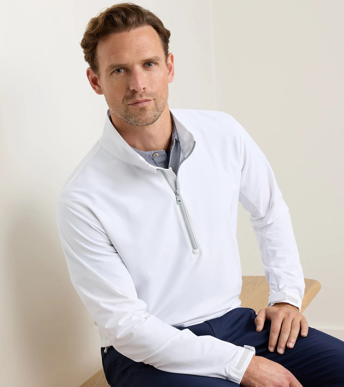Peter Millar - Dunes Half-Zip - White
