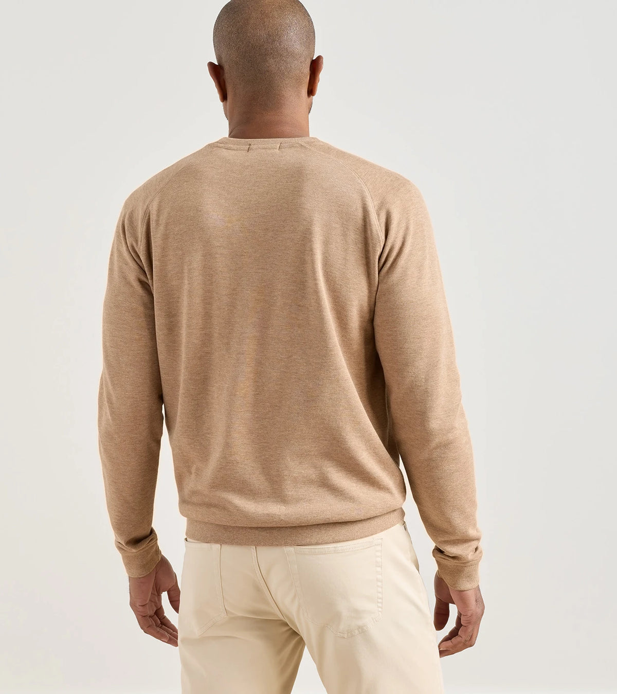 Peter Millar - Crown Comfort Knit Crew - Camel