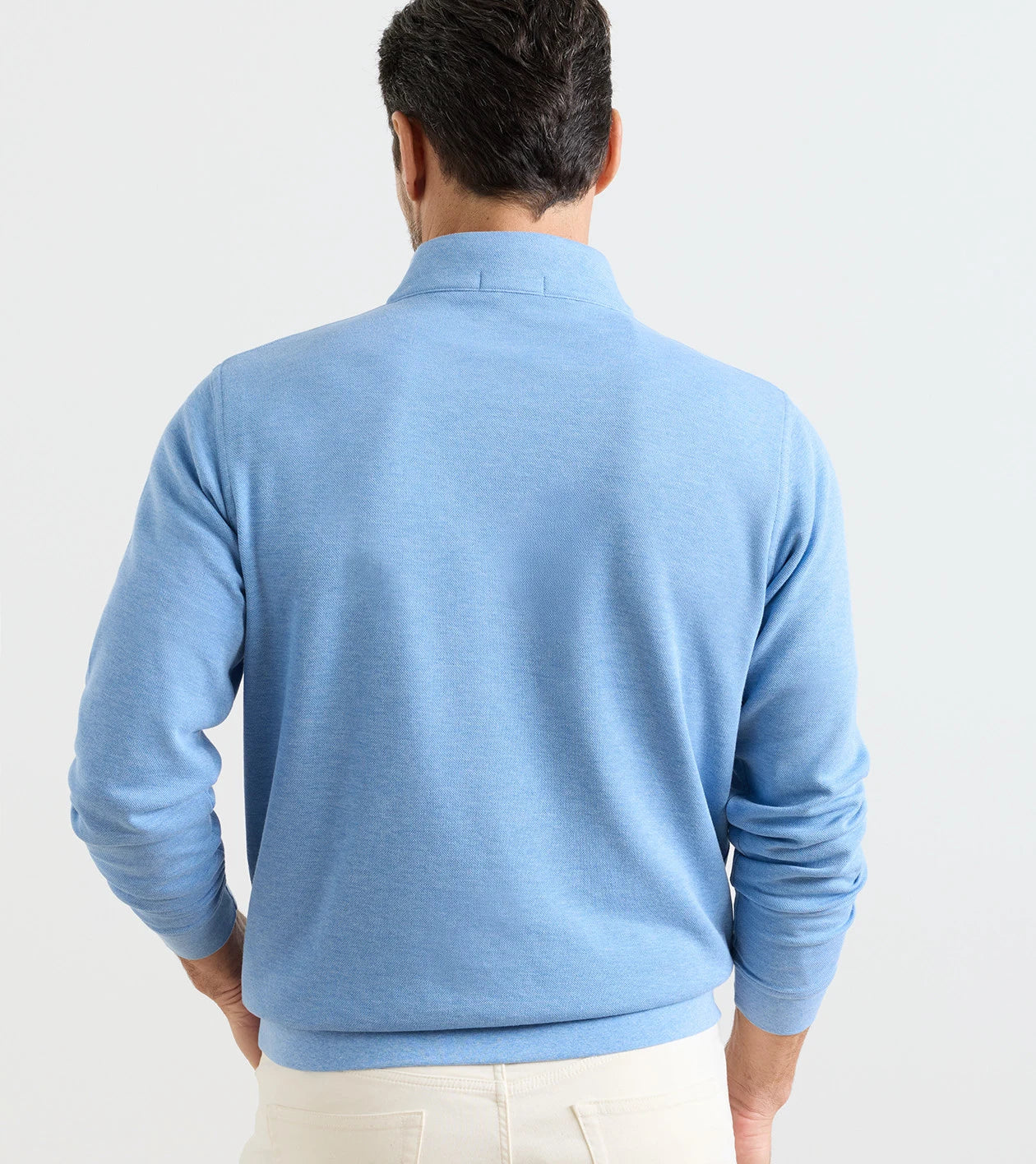 Peter Millar - Crown Comfort Quarter-Zip Pullover - Bluebird