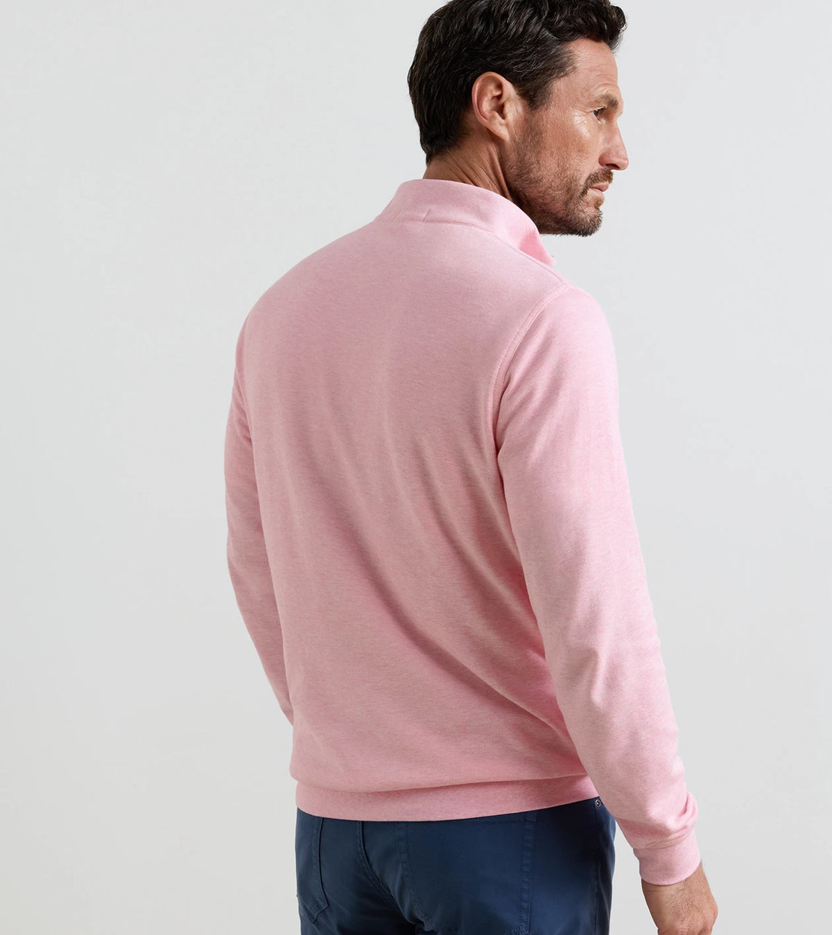 Peter Millar - Crown Comfort Quarter-Zip Pullover - Teaberry Pink