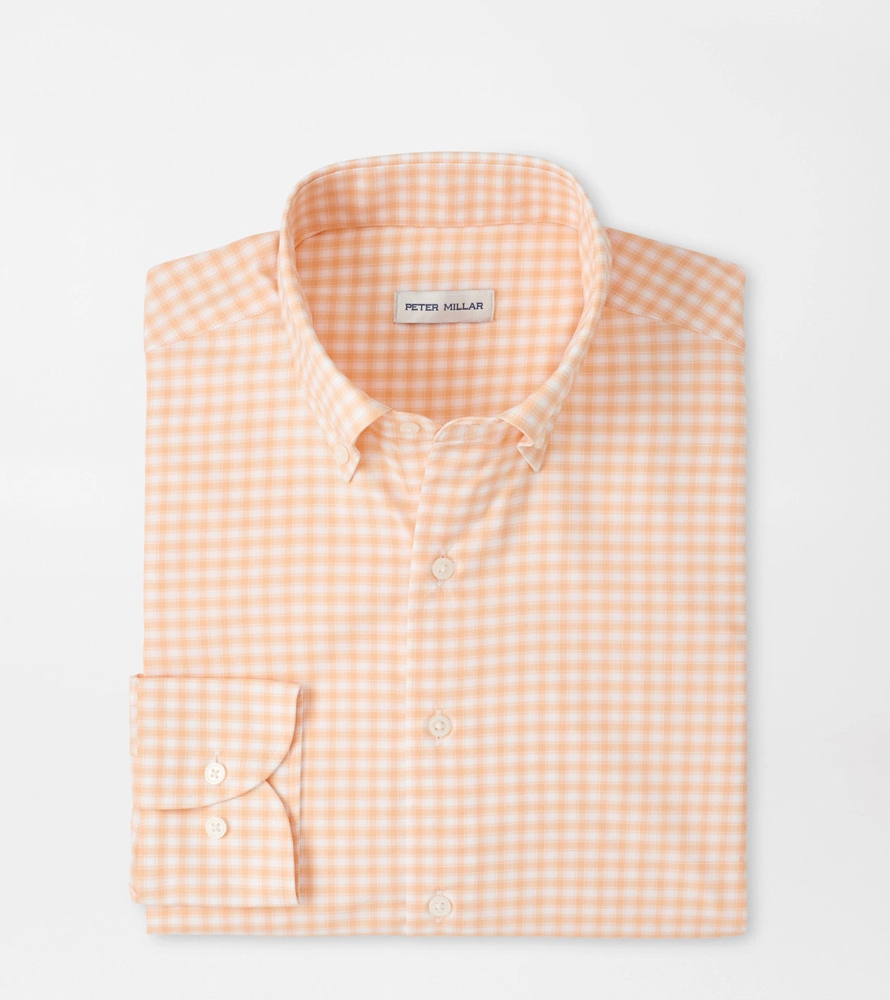 Peter Millar - Lewis Performance Twill Sport Shirt - Peach