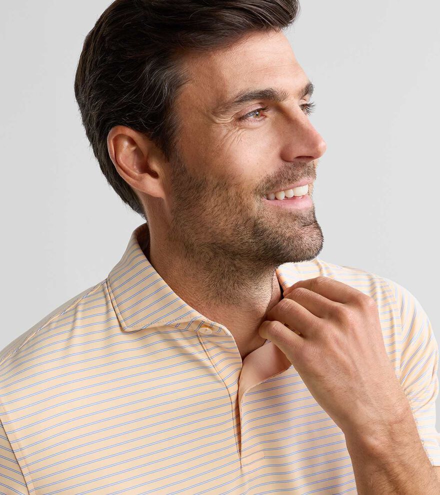 Peter Millar - Keynote Performance Jersey Polo - Light Orange Sorbet