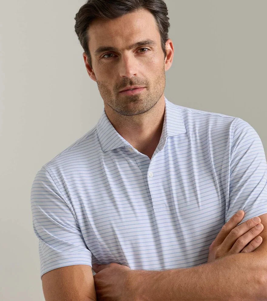 Peter Millar - Keynote Performance Jersey Polo - White