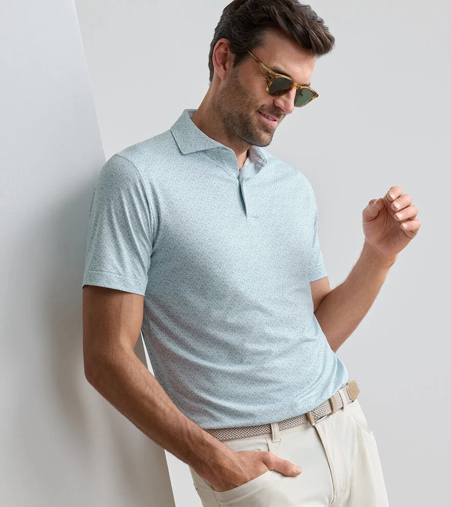 Peter Millar - Wood Fired Performance Jersey Polo - White