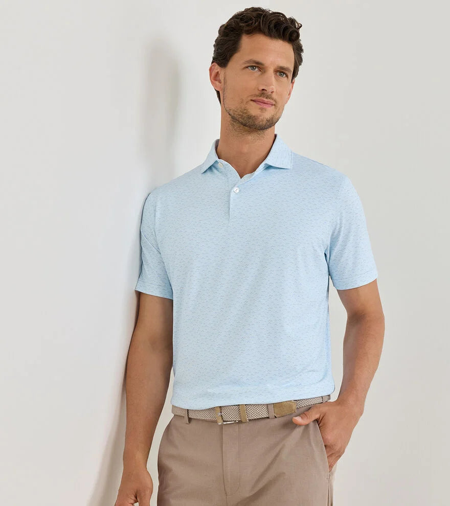 Peter Millar - Soprano Waves Performance Jersey Polo - White