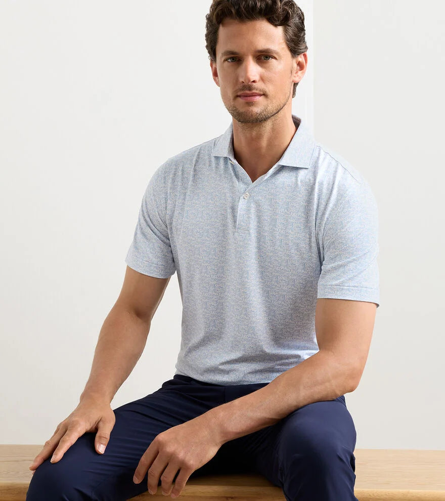 Peter Millar - Melody Sea Performance Jersey Polo - White