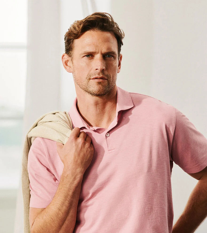Peter Millar - Journeyman Polo - Rose Quartz
