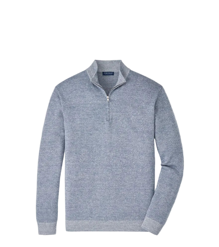 Peter Millar - Barlow Quarter-Zip Sweater - Storm