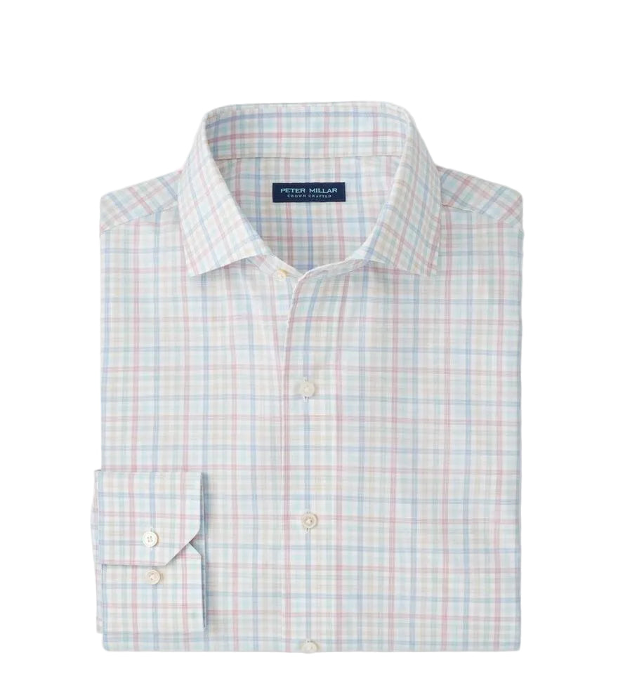 Peter Millar - Basin Performance Poplin Sport Shirt - Multi