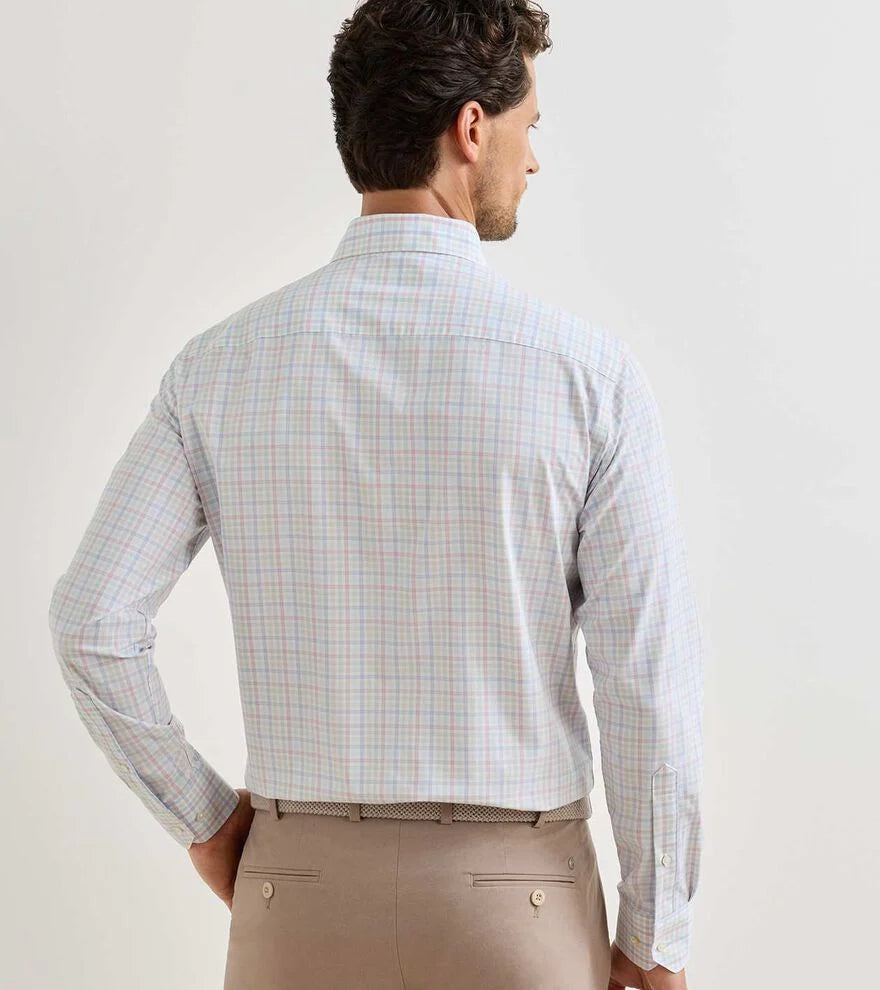Peter Millar - Basin Performance Poplin Sport Shirt - Multi