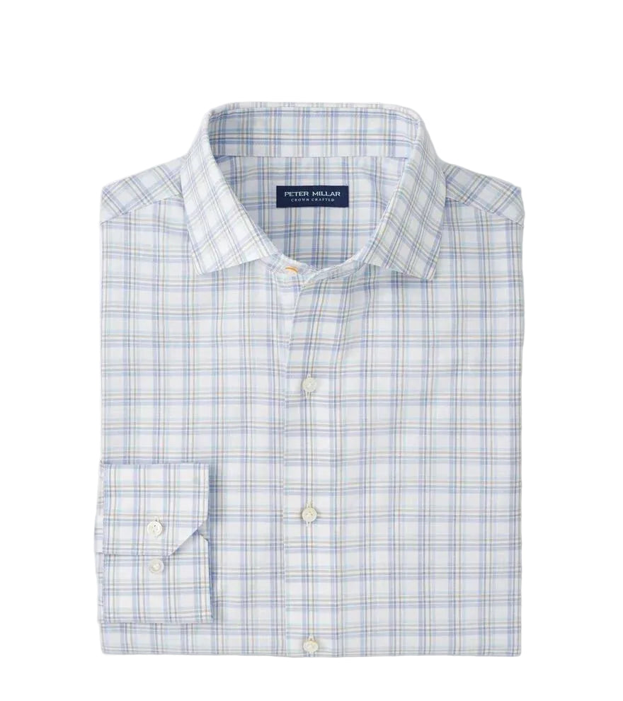 Peter Millar - Bechtle Performance Poplin Sport Shirt - Iris Mint