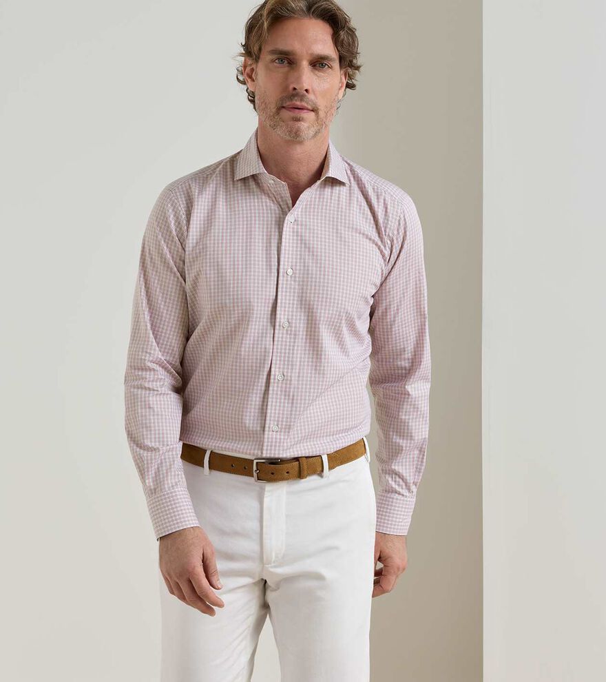 Peter Millar - Dante Cotton Sport Shirt - Rose Quartz