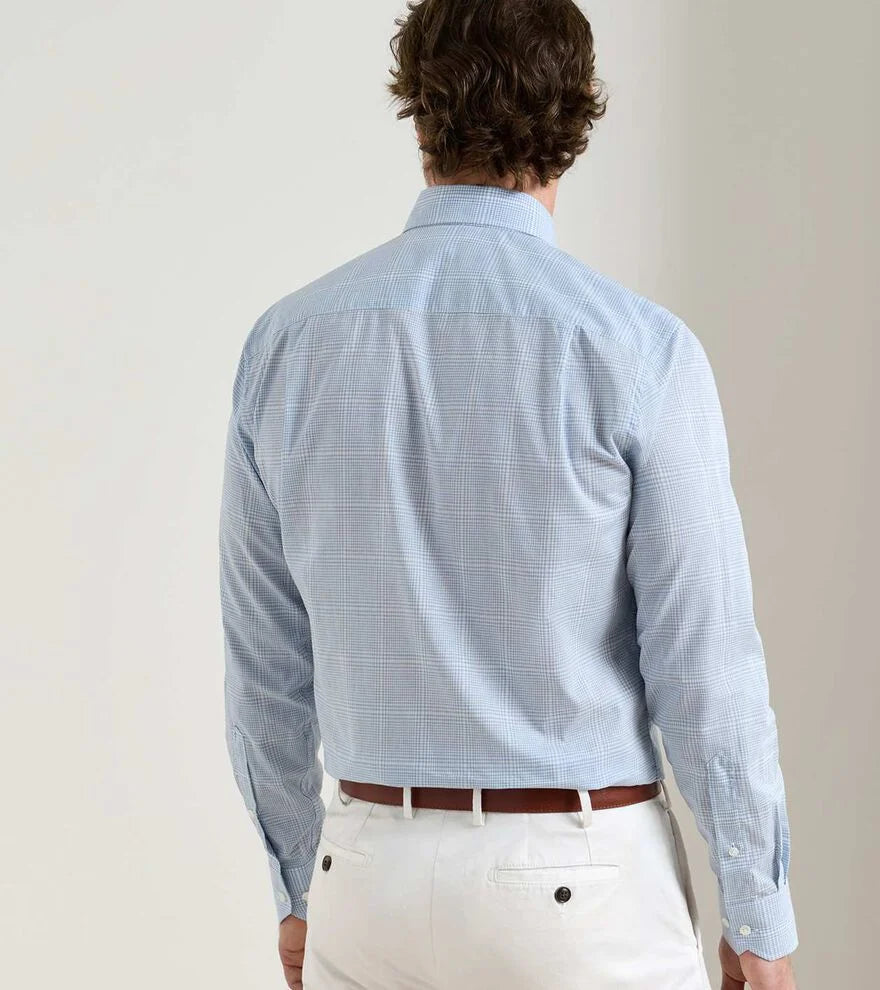 Peter Millar - Urbino Italian Poplin Sport Shirt- Iris Mint