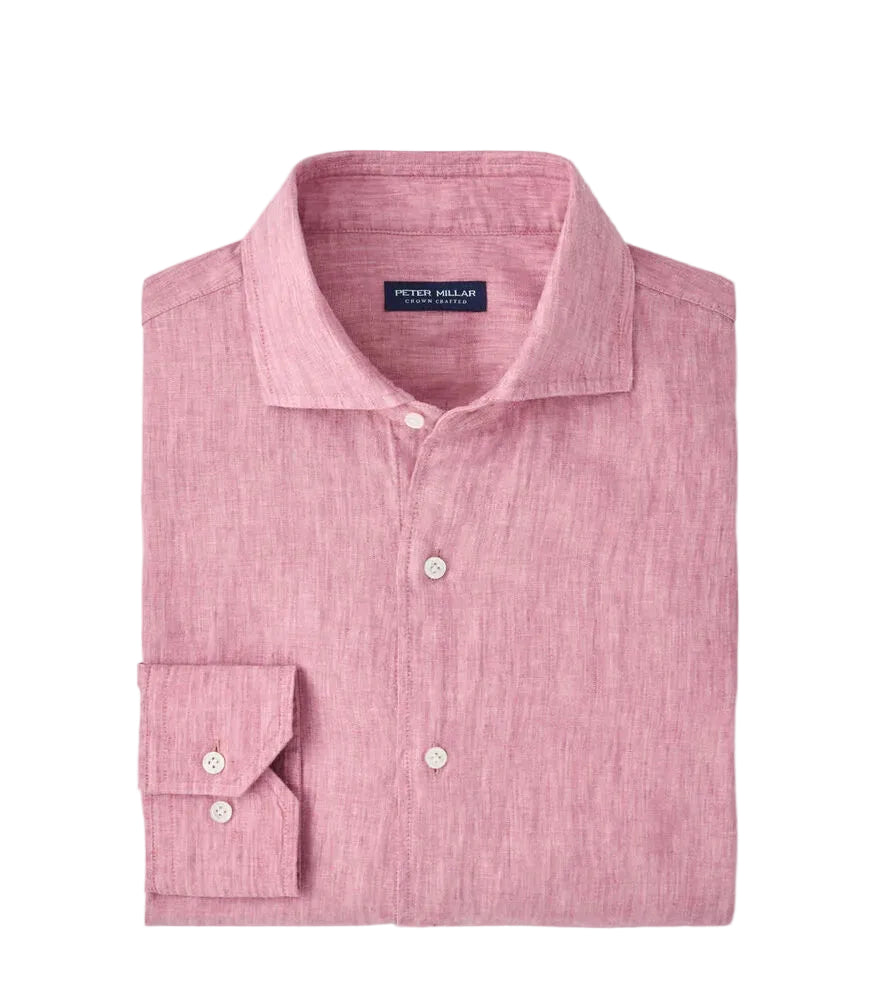 Peter Millar - Astino Lino Sport Shirt - Rose Quartz