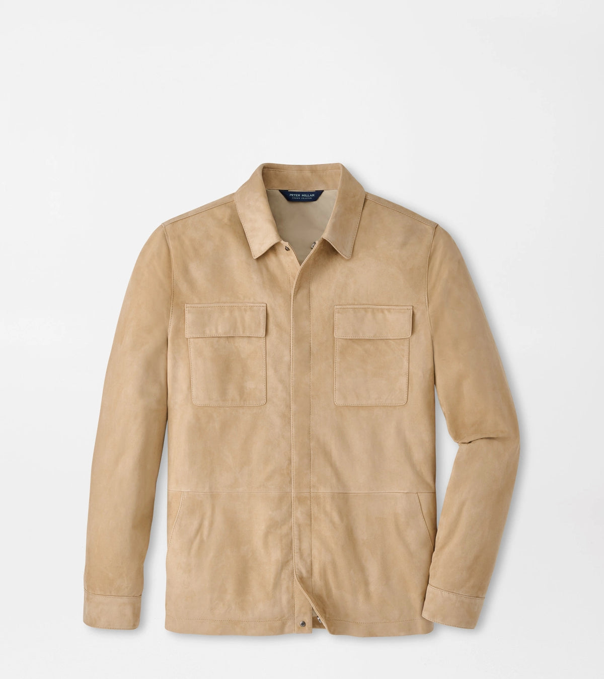 Peter Millar - Featherweight Suede Shirt Jacket - Sand