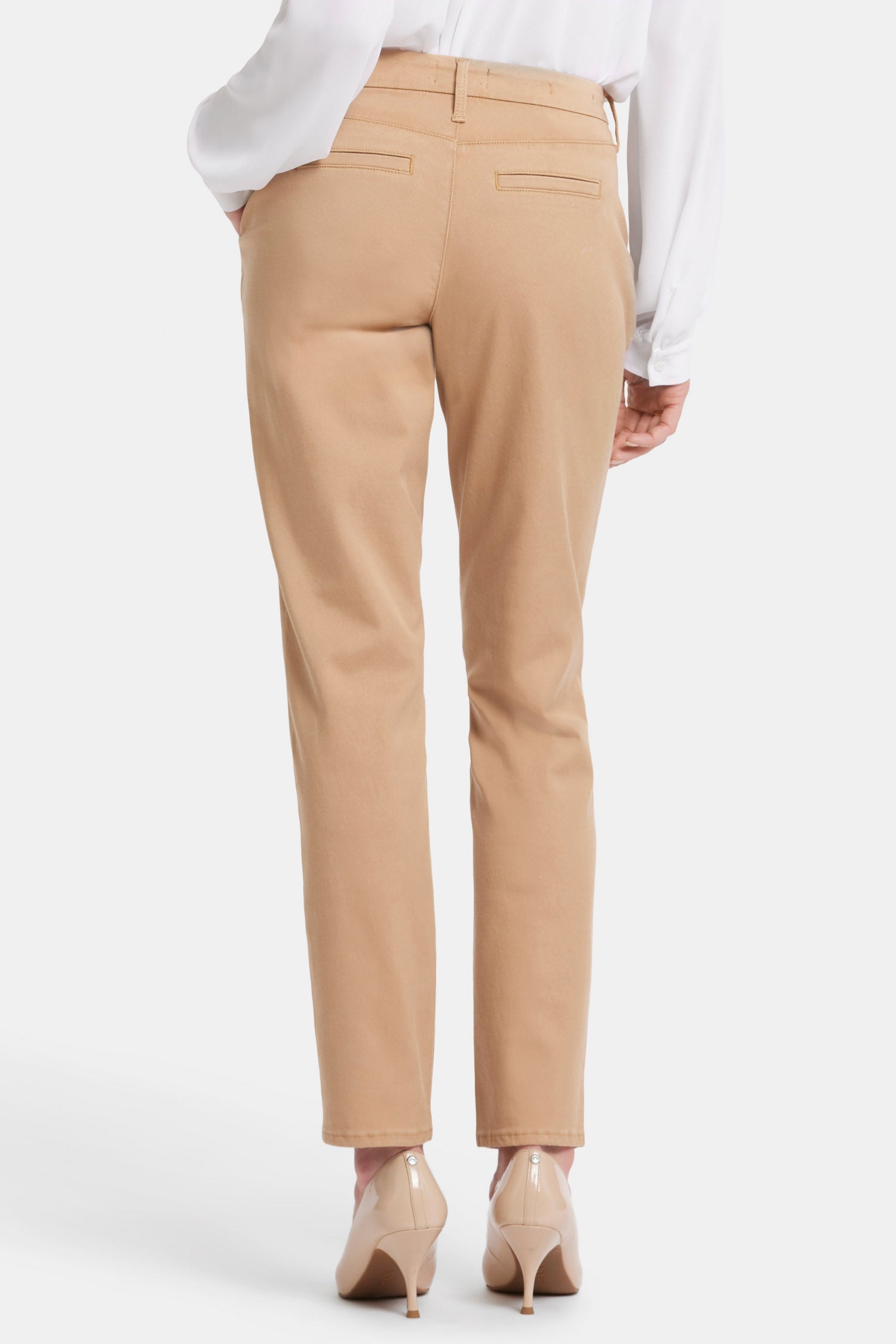 NYDJ Sheri Slim Trouser Pant Sand Dune