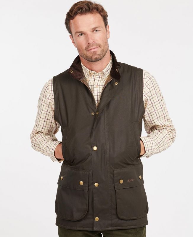 Barbour Westmorland Wax Vest - Olive