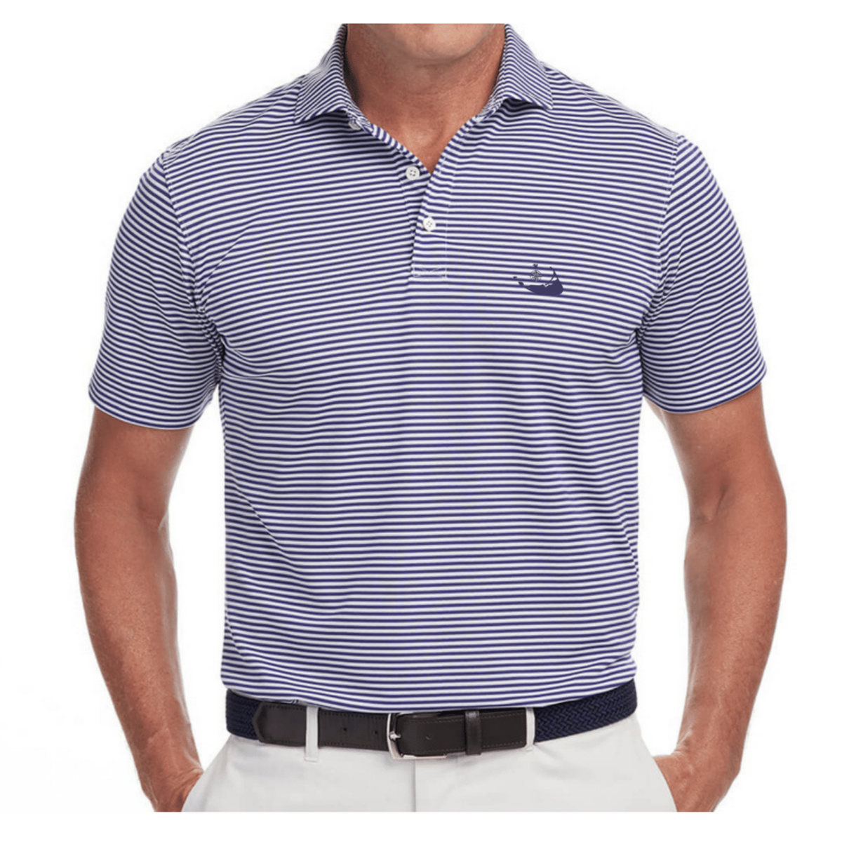 Holderness and Bourne Maxwell Shirt with Nantucket Island Logo